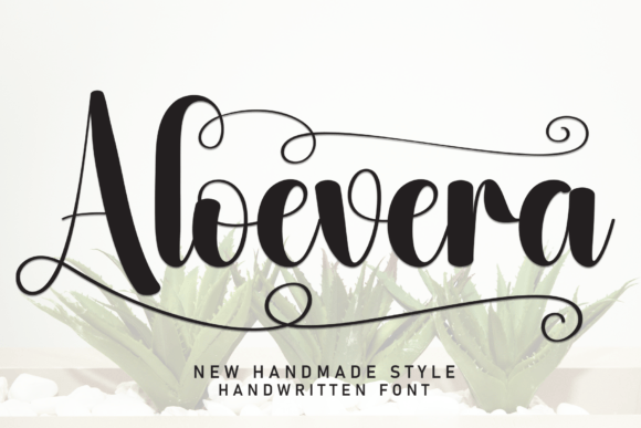 Aloevera Font: A Soothing Script for Handmade Labels & Printables