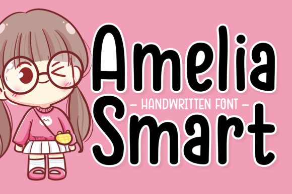 Amelia Smart: A Cheerful Script Font for Editorial Charm