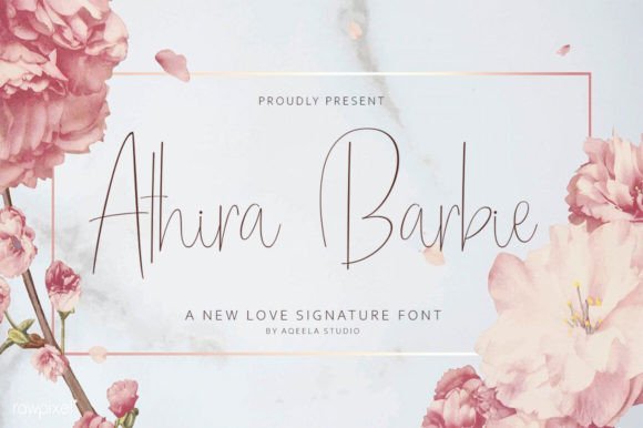 Athira Barbie: A Handwritten Font with Editorial Grace