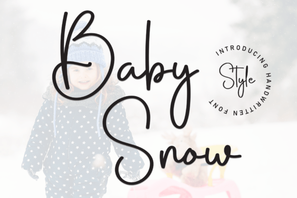Baby Snow: A Handwritten Font That Builds Brand Warmth
