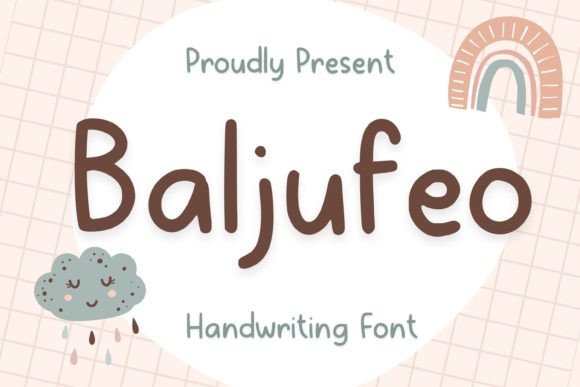 Baljufeo Handwriting Font for Authentic Craft & Product Design