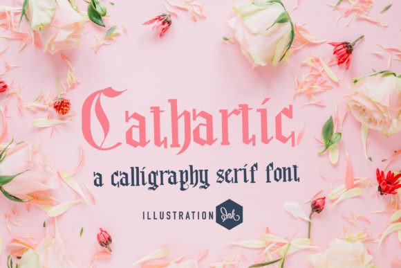 Cathartic: A Hand-Crafted Blackletter Display Font for Campaign Impact
