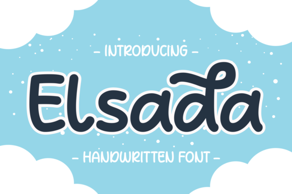 Elsada: A Playful Handwritten Font for Editorial Charm