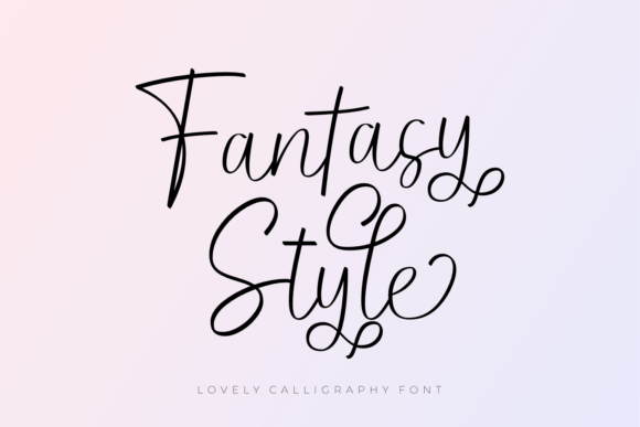Fantasy Style: A Graceful Script Font for Campaign Headlines