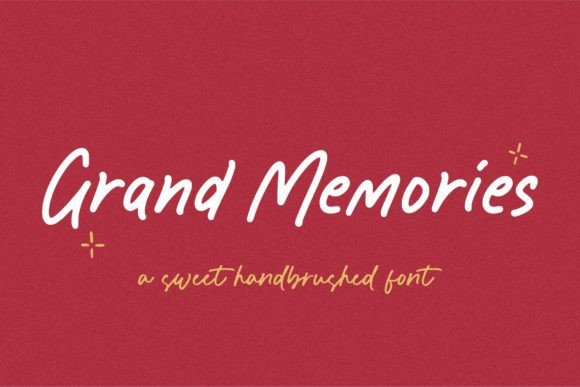 Grand Memories: A Sweet Script Font for Real Small Business Branding