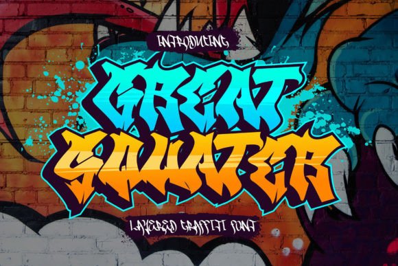 Great Squater: A Bold Graffiti Typeface for Editorial Impact