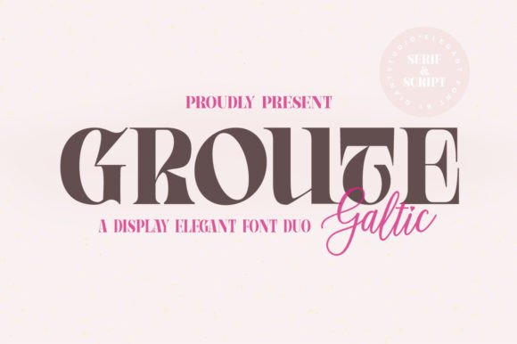 Groute: An Elegant Serif for Editorial Moments That Breathe