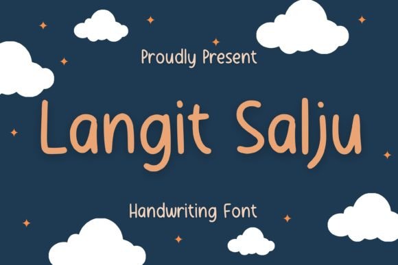 Langit Salju: A Handwritten Font That Feels Like Home