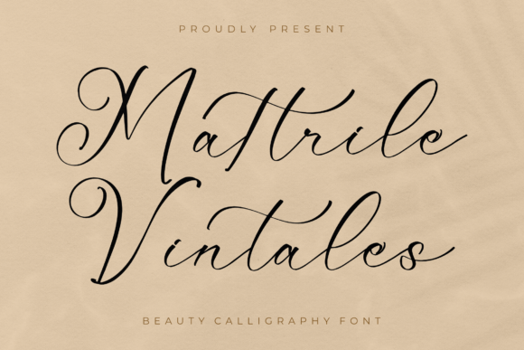 Mattrile Vintales: A Luxury Script Font That Elevates Your Brand