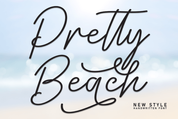 Pretty Beach: A Handwritten Font with Editorial Grace