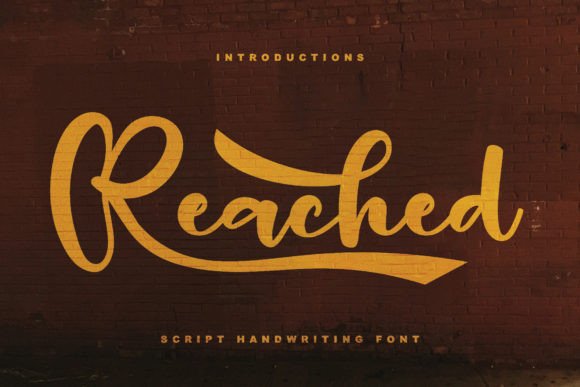Reached: A Handwritten Font That Feels Human on Every Screen