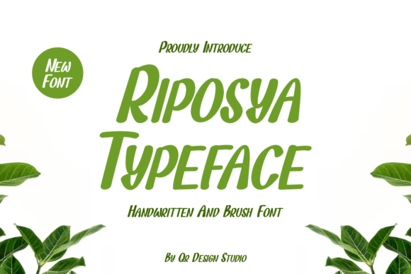 Riposya Typeface: A Bold, Authentic Script Font for Real Branding