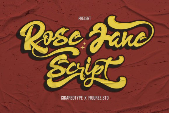 Rose Jane: A Vintage Script Font That Feels Like Home