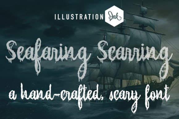 Seafaring Searring: A Whimsical Handwritten Font for Crafters