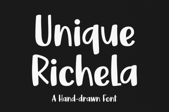 Unique Richela: A Friendly Script Font That Elevates Your Brand