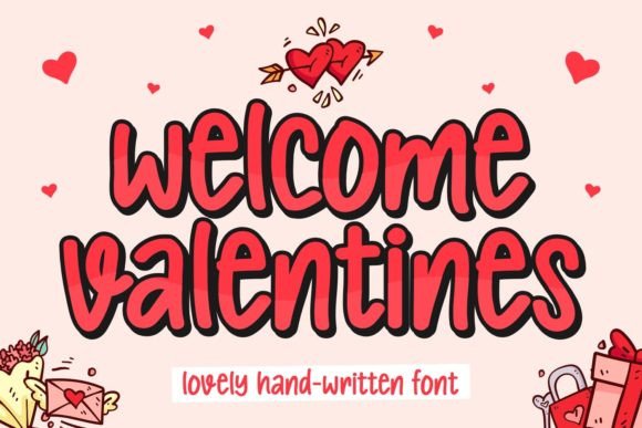 Welcome Valentines: A Handwritten Font That Feels Like a Hug